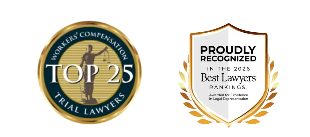 Top 25 Workers’ Compensation Trial Lawyers and 2026 Best Lawyers recognition